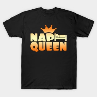Nap Queen Funny Napping Hipster T-Shirt